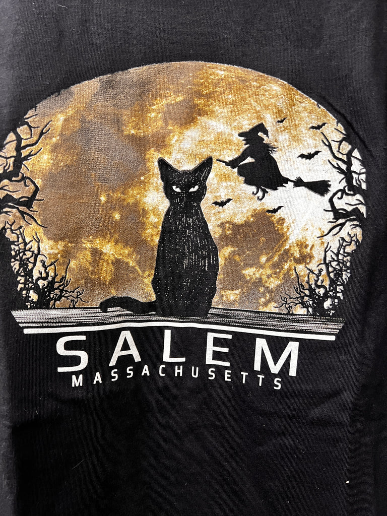 Cat and Moon Tee (glows in dark!)